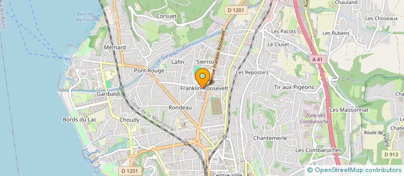 localisation de l'entreprise PRO ECOBAT  AIX-LES-BAINS