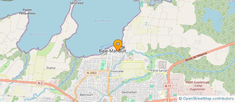 localisation de l'entreprise PRO ECOSUN à BAIE-MAHAULT