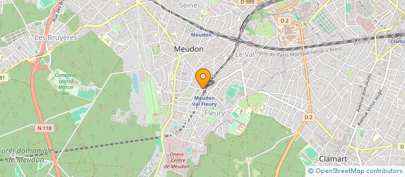 localisation de l'entreprise PRO EDI à MEUDON