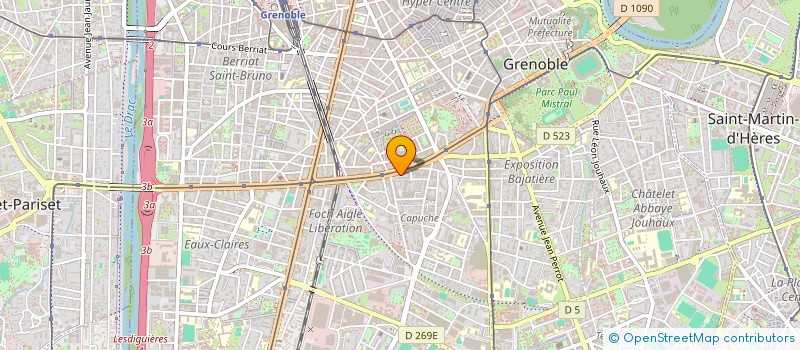 localisation de l'entreprise PRO EDITION à GRENOBLE