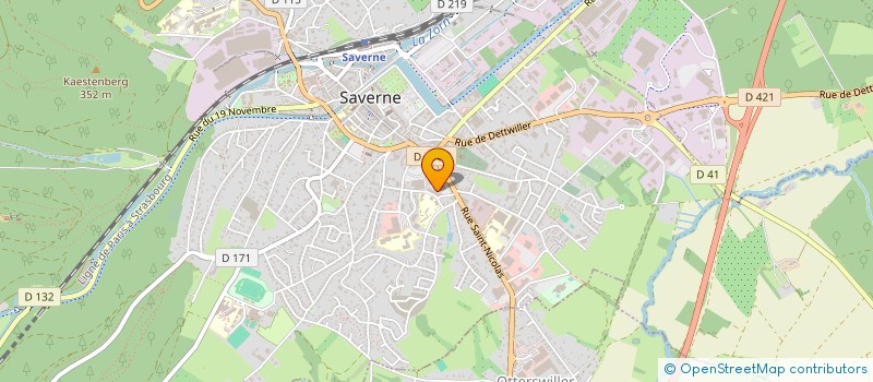 localisation de l'entreprise PRO EDUC  SAVERNE