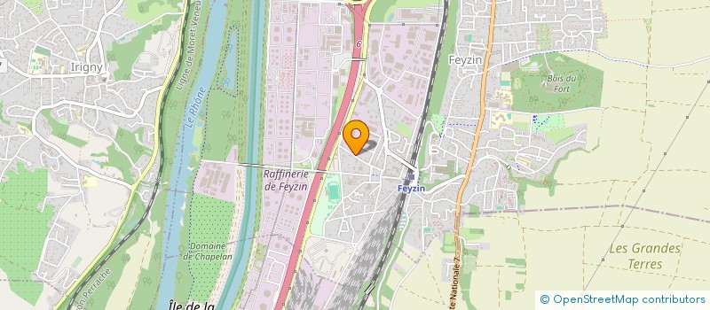 localisation de l'entreprise PRO ELEC à FEYZIN
