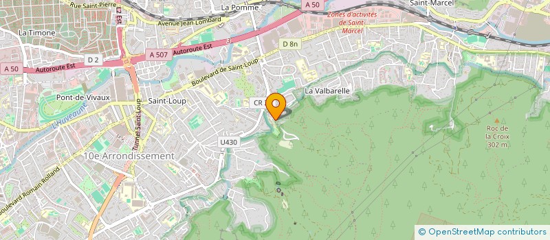 localisation de l'entreprise PRO ELEC DIFFUSION à MARSEILLE
