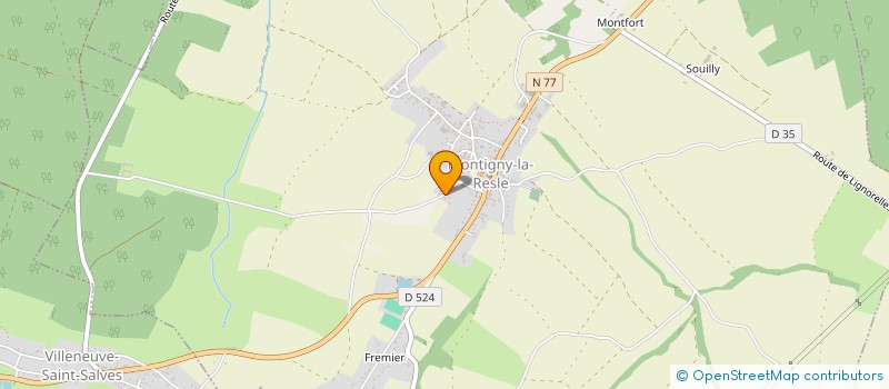 localisation de l'entreprise PRO-ELEC MULTI SERVICES à MONTIGNY-LA-RESLE