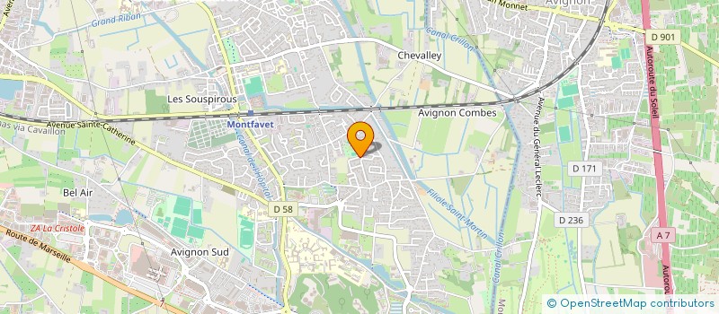 localisation de l'entreprise PRO ELEC SYSTEME  AVIGNON