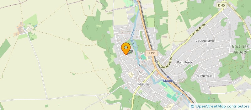 localisation de l'entreprise PRO ELECT LIAISON ET MAINTENANCE  MAULE