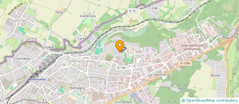 localisation de l'entreprise PRO-ELECTRIC  VILLE-LA-GRAND