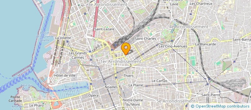 localisation de l'entreprise PRO ELECTRO DISTRIBUTION à MARSEILLE