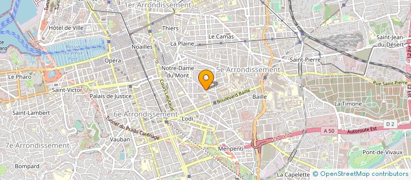 localisation de l'entreprise PRO ELITE + à MARSEILLE