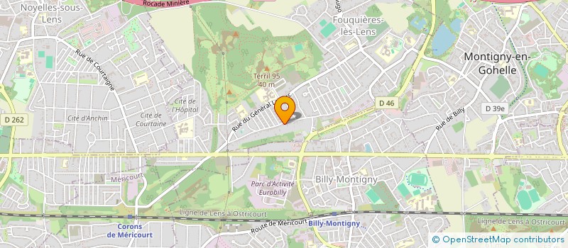 localisation de l'entreprise PRO ENERGY AUTOMOBILES  FOUQUIERES-LES-LENS