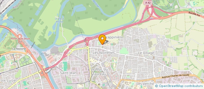 localisation de l'entreprise PRO ENTREPRISE à VAULX-EN-VELIN