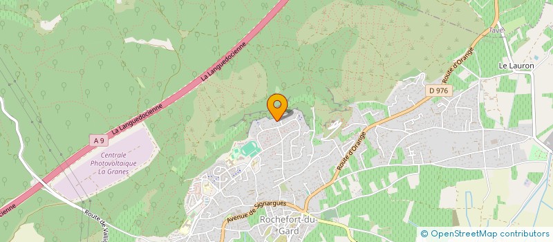 localisation de l'entreprise PRO ENVIRONNEMENT  ROCHEFORT-DU-GARD