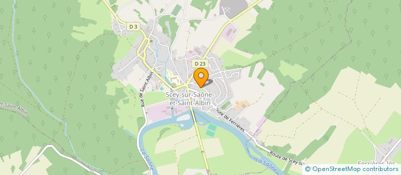 localisation de l'entreprise PRO EST SURGELE SARL  SCEY-SUR-SAONE-ET-SAINT-ALBIN