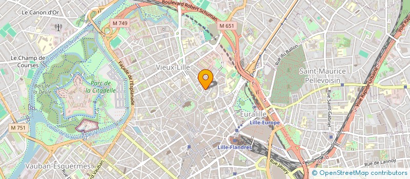 localisation de l'entreprise PRO ET ASSOCIES à LILLE