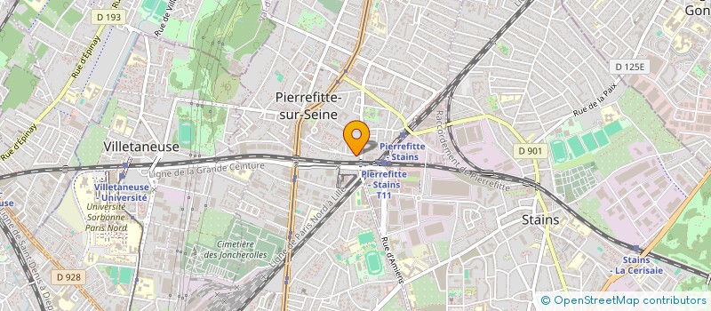localisation de l'entreprise PRO ETANCHE à PIERREFITTE-SUR-SEINE