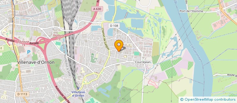 localisation de l'entreprise PRO ETANCHE AQUITAINE à VILLENAVE-D'ORNON