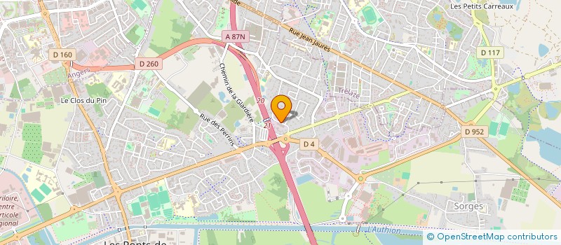 localisation de l'entreprise PRO ETANCHEITE à LES PONTS-DE-CE