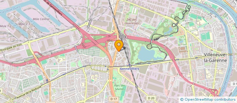 localisation de l'entreprise PRO EURO  GENNEVILLIERS