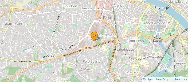 localisation de l'entreprise PRO EUSKADI SOCCER à BAYONNE