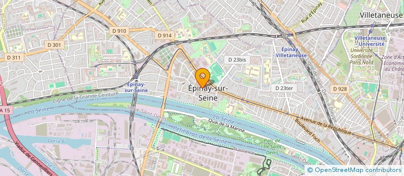 localisation de l'entreprise PRO EVENTS à EPINAY-SUR-SEINE