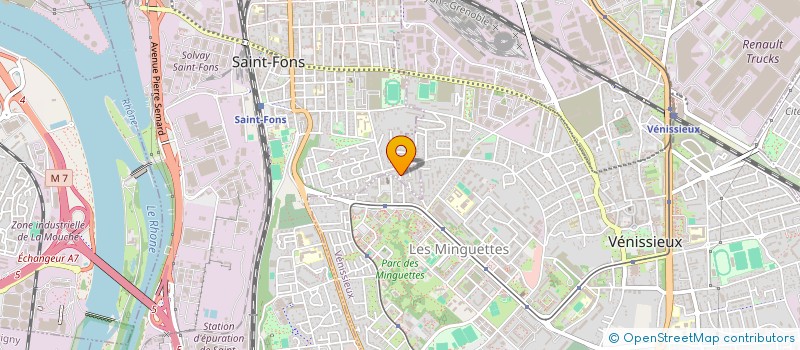 localisation de l'entreprise PRO EXPRESS CALICOT à SAINT-FONS
