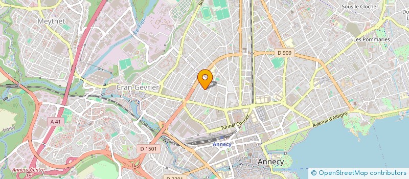 localisation de l'entreprise PRO' FACADE 74 à ANNECY