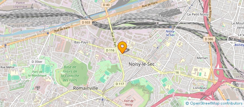 localisation de l'entreprise PRO FACADE CARRELAGE à NOISY-LE-SEC