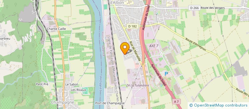 localisation de l'entreprise PRO FACADES  SAINT-RAMBERT-D'ALBON