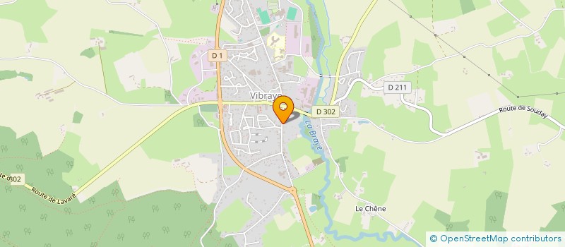 localisation de l'entreprise PRO-FACADES  VIBRAYE