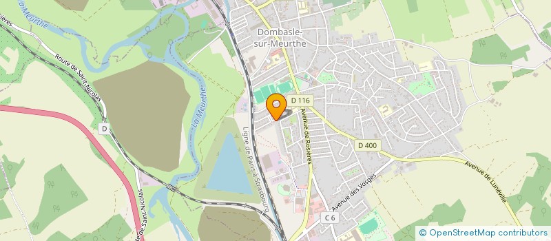 localisation de l'entreprise PRO'FACE  DOMBASLE-SUR-MEURTHE