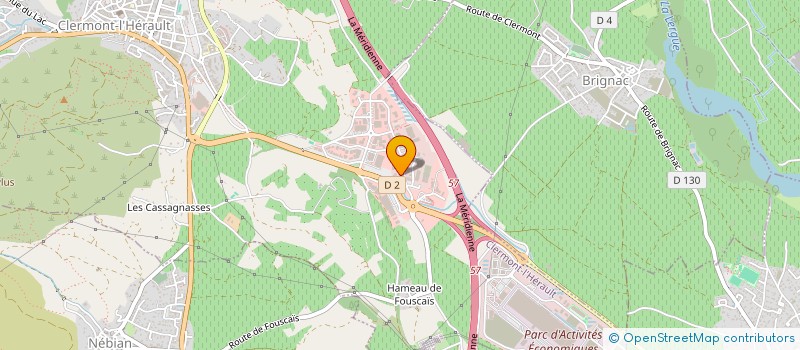 localisation de l'entreprise PRO FAST MECA  CLERMONT-L'HERAULT