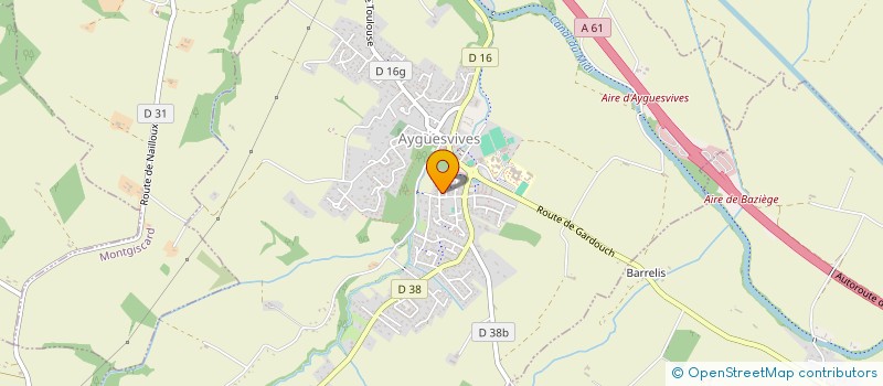 localisation de l'entreprise PRO FERMETURES SERVICES  AYGUESVIVES