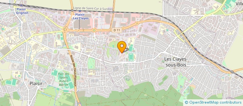 localisation de l'entreprise PRO-FIBRE  LES CLAYES-SOUS-BOIS