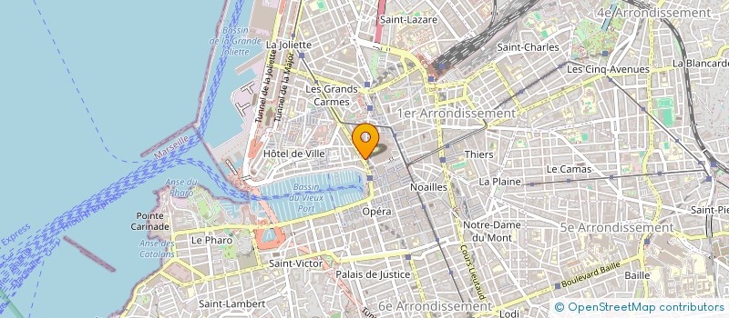 localisation de l'entreprise PRO FIBRE ELEC à MARSEILLE