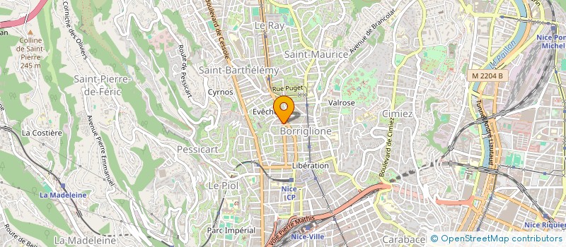 localisation de l'entreprise PRO FIBRE ELEC à NICE