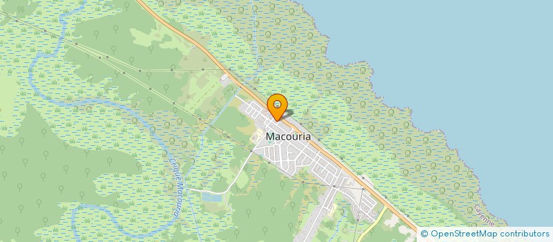 localisation de l'entreprise PRO FIBRE GUYANE à MACOURIA
