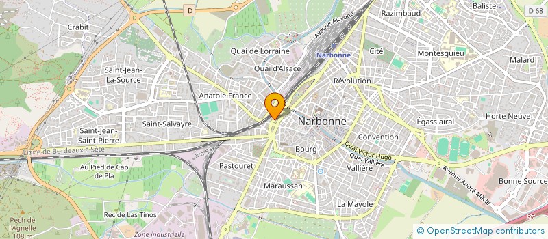 localisation de l'entreprise PRO'FIL à NARBONNE