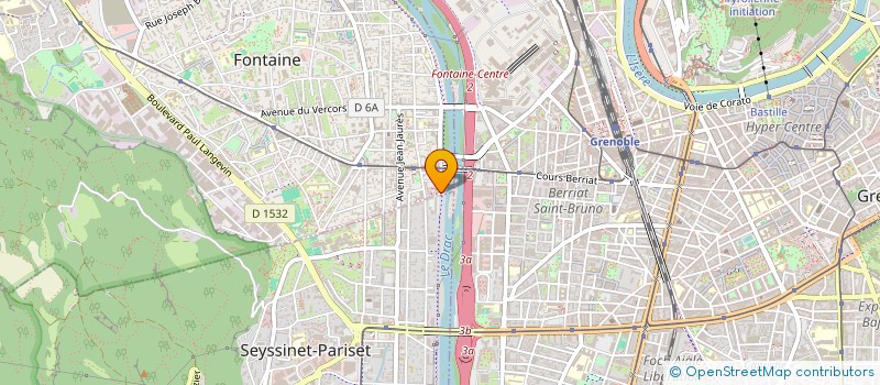 localisation de l'entreprise PRO-FIL38 à GRENOBLE