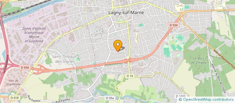 localisation de l'entreprise PRO-FILS77 à LAGNY-SUR-MARNE