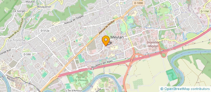 localisation de l'entreprise PRO FINANCE à MEYLAN