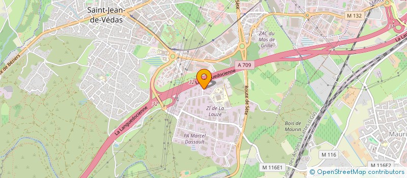 localisation de l'entreprise PRO FINANCES  SAINT-JEAN-DE-VEDAS