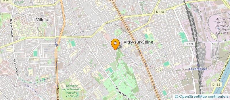 localisation de l'entreprise PRO-FINI à VITRY-SUR-SEINE
