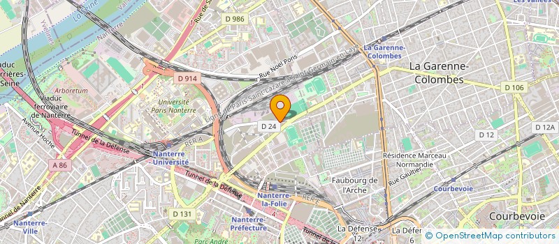 localisation de l'entreprise PRO'FIX à NANTERRE