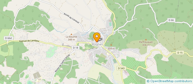 localisation de l'entreprise PRO.FO.REN  ROGNES