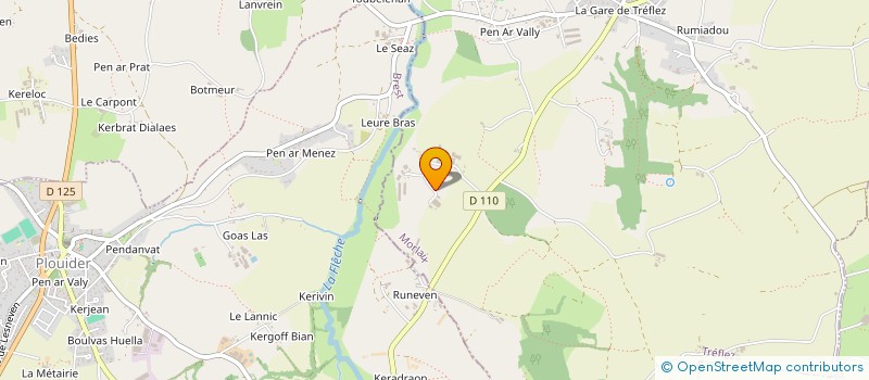 localisation de l'entreprise PRO FONCIER  PLOUIDER