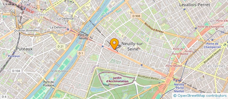 localisation de l'entreprise PRO FORM ACTION à NEUILLY-SUR-SEINE