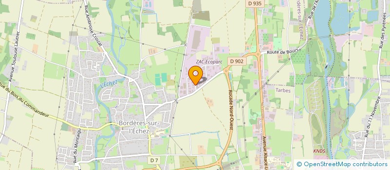 localisation de l'entreprise PRO FORM CONCEPT  BORDERES-SUR-L'ECHEZ