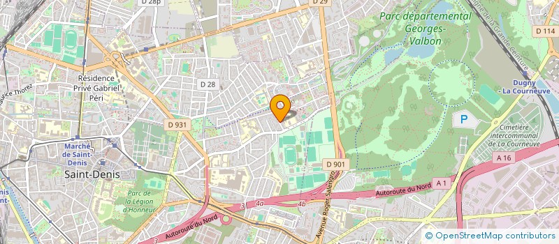 localisation de l'entreprise PRO FORMATION à SAINT-DENIS