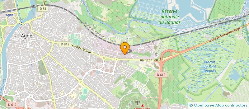localisation de l'entreprise PRO FROID DEPANNAGE à AGDE