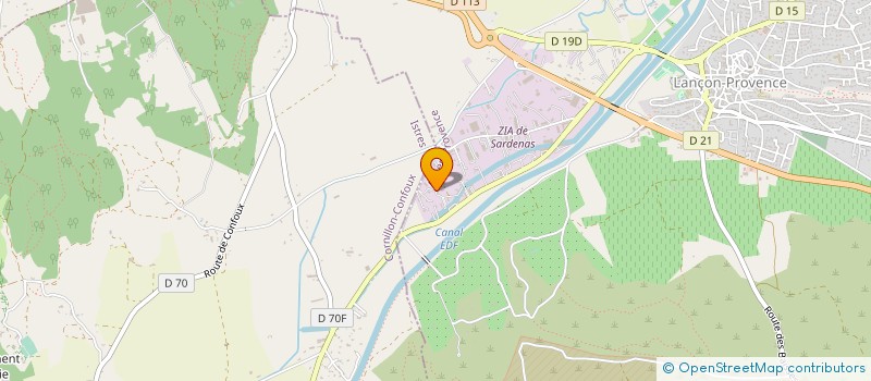 localisation de l'entreprise PRO FROID PLOMB'ELEC  SALON-DE-PROVENCE